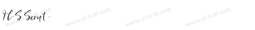ILS Script字体转换 ILS Script字体转换